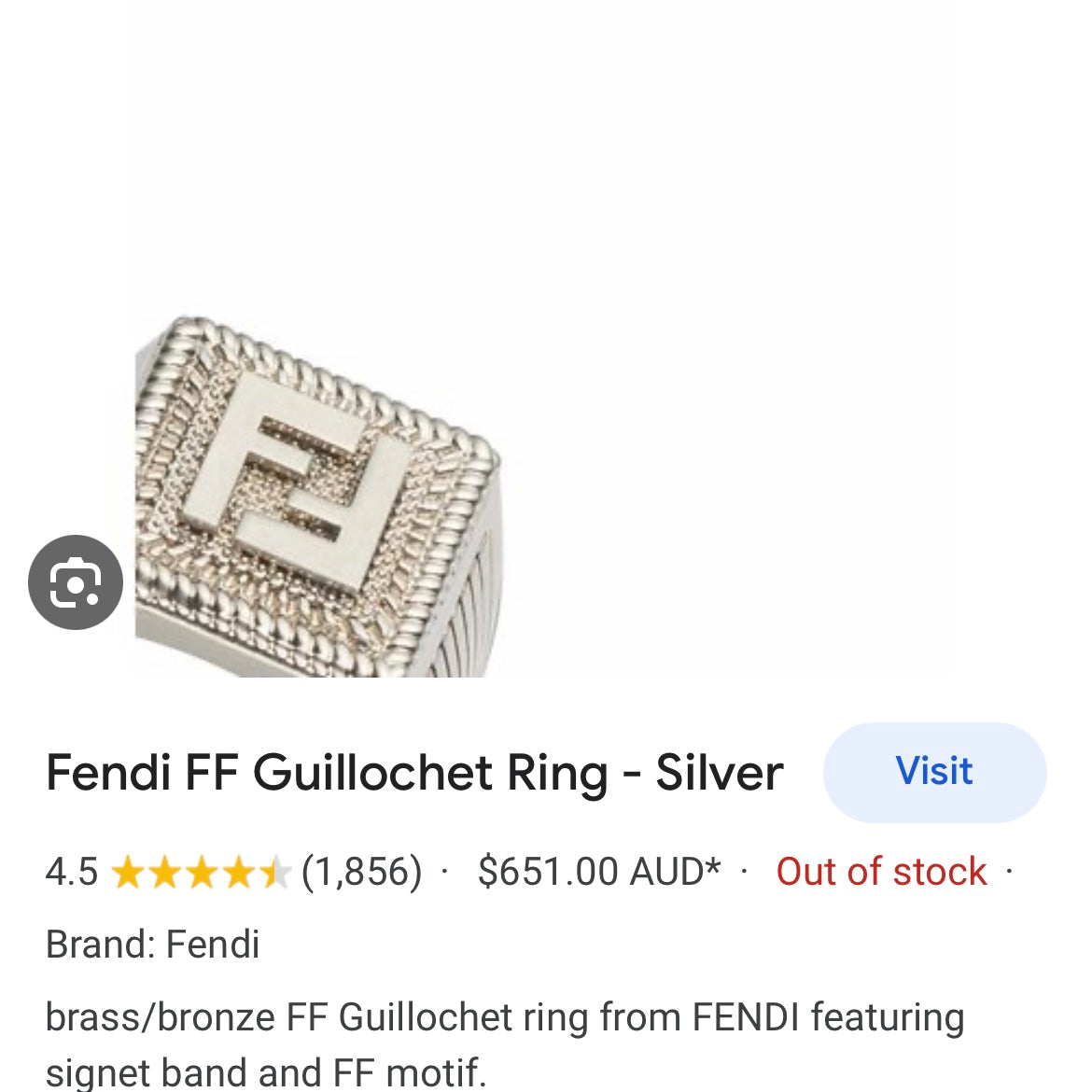 Fendi vintage Ring (L)