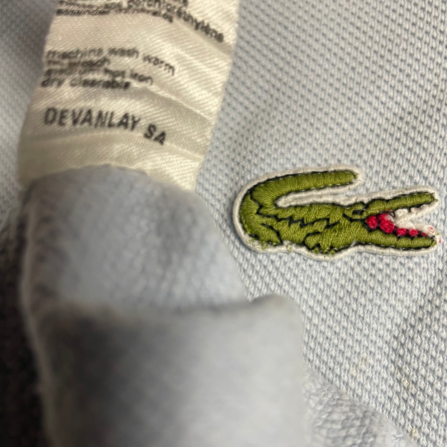Lacoste BabyBlue Crewneck (L)