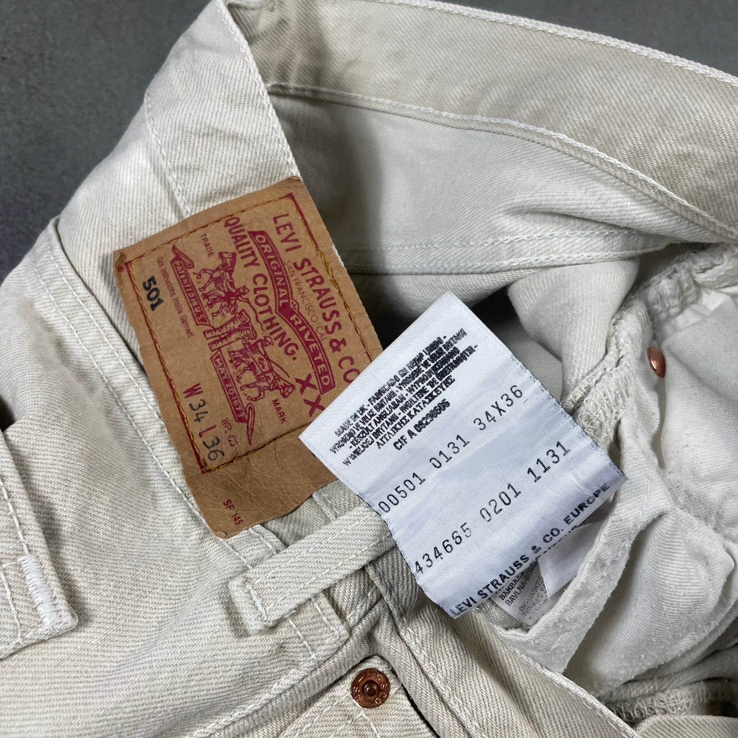 Levi’s 501 Made in UK (M)