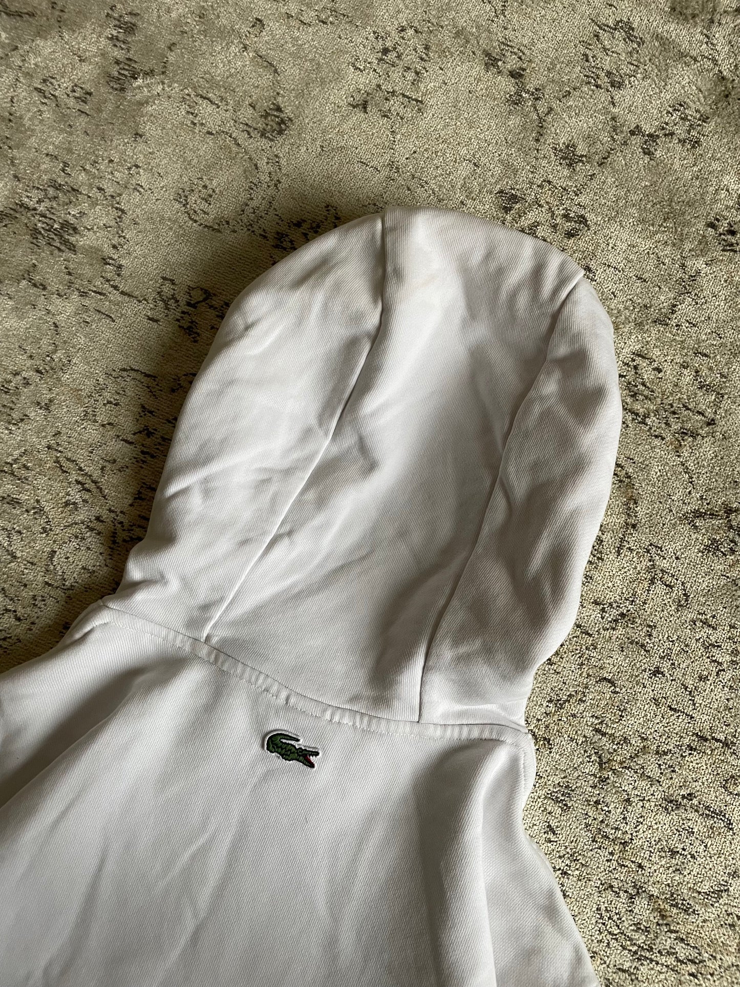 Lacoste White Hoodie (S)