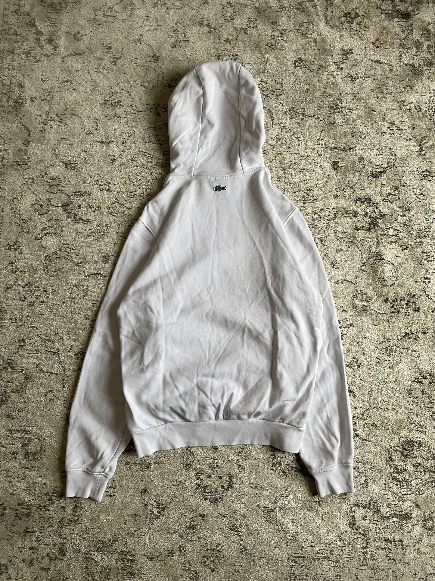 Lacoste White Hoodie (S)