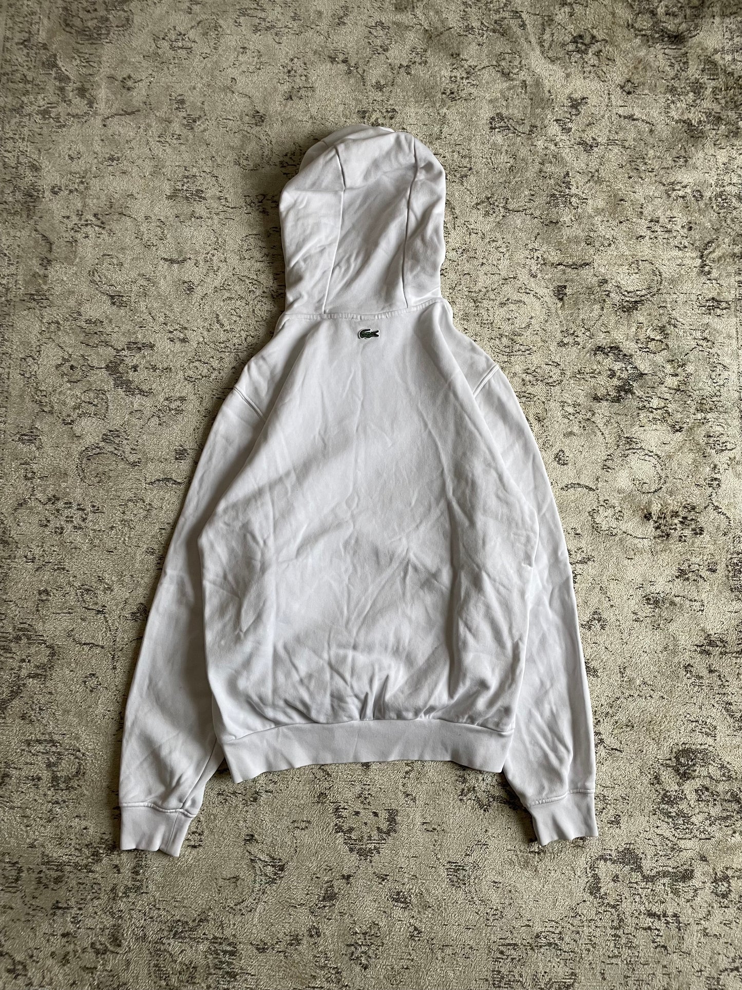 Lacoste White Hoodie (S)